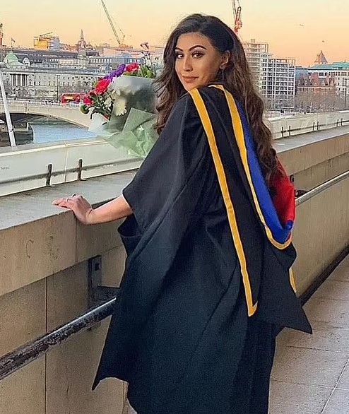 paedophile school teacher Fatinah Hossain graduation photo